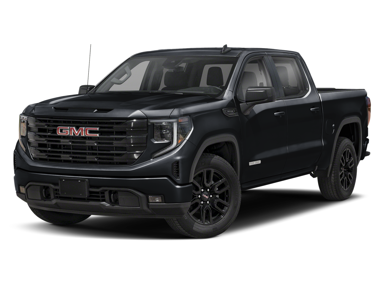 2026 GMC Sierra 1500 Elevation in Sterling Metallic — front three-quarter view